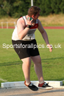 Shot putt, 2021 North East Grand Prix 5, Monkton, Wednesday, July 21st. Photo: David T. Hewitson/Sports for All Pics